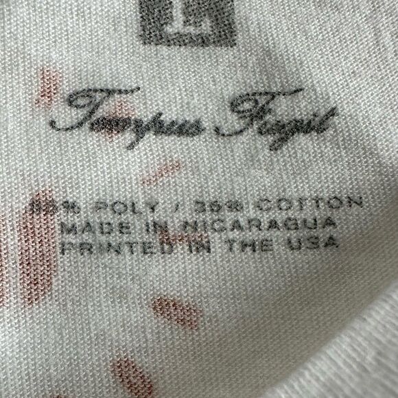 NWOT LinkSoul Unisex White Short Sleeve Tee Shirt Aloha - Size Large - Picture 5 of 5